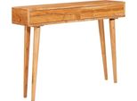 Syfax™ Tavolo Consolle Con Cassetto Marrone 110 X 30 X 80 Cm