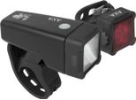 Axa Niteline T4-R Set Di Luci Ricaricabili A Led, Luce Anteriore E Posteriore, Usb