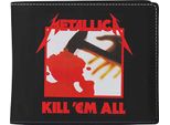 Metallica - Portafoglio "Kill Em All 1"" RO14573 (Taglia Unica) (Nero/Rosso)"
