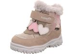 Superfit Husky+ Scarpe Invernali Da Bambina Foderate Beige Rosa 25