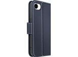 Avizar, Custodia A Portafoglio Per Iphone 16E In Pelle Premium Con Funzione Stand, Blu Scuro