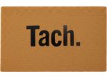 Relaxdays Zerbino In Cocco Welcome 80X50 Cm