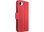 Avizar, Custodia A Portafoglio Per Iphone 16E In Pelle Premium Con Funzione Stand, Rosso