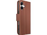 Avizar, Custodia Portafoglio Iphone 17 In Pelle Premium Con Funzione Stand, Marrone