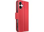 Avizar, Custodia Portafoglio Iphone 17 In Pelle Premium Con Funzione Stand, Rosso