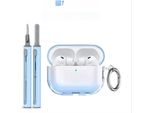 Inf Custodia Protettiva In Tpu Per Apple Airpods Pro 3, Antigraffio, Lavabile Blu