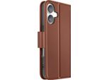 Avizar, Custodia Portafoglio Iphone 16 In Pelle Premium Con Funzione Stand, Marrone