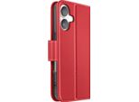 Avizar, Custodia Portafoglio Iphone 16 In Pelle Premium Con Funzione Stand, Rosso