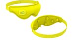 Inf Massaggiatore Occhi Giallo Con Vibrazione, Musica Bluetooth E Calore