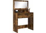 Vidaxl Tavolini Da Camera Da Letto In Rovere Fumé 80 X 39,6 X 135 Cm
