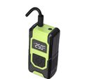Inf Gonfiatore Portatile Pneumatici - Pompa Aria 12V Con Manometro Digitale Verde