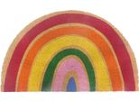 Relaxdays Zerbino In Cocco Mezzo Tondo 80X50 Cm