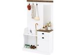 Aiorber Set Di Armadi Moderni Con Specchio, Ganci, Cassetti E Portaombrelli - Mobili Da Corridoio Salvaspazio Per Ingresso, Corridoio E Soggiorno