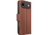 Avizar, Custodia Portafoglio Iphone Air Premium In Pelle Con Funzione Stand, Marrone