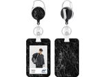 Inf Porta Badge Identificativo Retrattile Con Cordino - Ideale Per Lavoro E Eventi