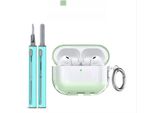 Inf Custodia Protettiva In Tpu Per Apple Airpods Pro 3, Antigraffio, Lavabile Verde