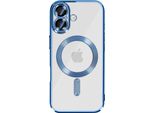 Avizar, Custodia Protettiva Per Iphone 17 Magsafe Compatibile Con La Cornice Cromata Lucida, Blu
