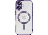 Avizar, Custodia Protettiva Iphone 17 Magsafe Compatibile Con La Cornice Cromata Moderna, Viola