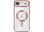 Avizar, Custodia Protettiva Per Iphone Air Magsafe Compatibile Con Il Design Della Cornice Cromata, Rosa