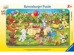 Puzzle A Cornice Per Bambini Ravensburger Da 15 Pezzi Per La Festa Di Compleanno Degli Animali 12004042