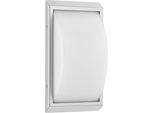 Lcd 052 Applique In Acciaio Inox Con Vetro Opalino IP44 E27