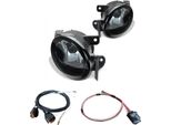 Fendinebbia Nsw Vetro Chiaro Nero Cablaggio + Modulo HB4 Per Vw Passat 3C B6