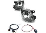 2X Fendinebbia Nsw Vetro Chiaro Cablaggio + Modulo HB4 L+R Per Vw Passat 3C B6