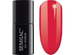 Semilac | Smalto Ibrido - Rosso - Semitrasparente Con Effetto Neon - Lunga Durata - Smalto Uv/Led - 7 Ml