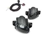 2X Fendinebbia Vetro Chiaro H3 Lampadine Cablaggio Per Seat Leon Toledo 1M 99-05