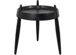 Zafferano Tavolino LiolÀ H47Cm Nero - Frassino Nero