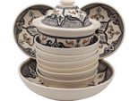 Set Di Couscous Nero Marocchino - 8 Persone