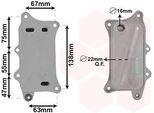 Van Wezel 03013709 - Radiatore Olio Per Q7 (4M), A8 (4H), A7 (4G), A6 (4G), A5 (8T), A5 (8F), A4 (8K)