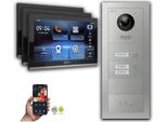 Videocitofono Ip Goliath: 10 Pollici Casa Trifamiliare, Display, Argento : 10 Pollici In Nero : Scatola Da Esterno : 4 Connessioni Poe Tramite:: 4 Selezione Monitor Poe: 10 Pollici In Nero Scatola Di Montaggio Campanello: Scatola Da Esterno