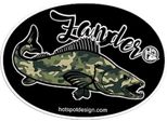 Hotspot Design Zander Camo Sticker Verde,Nero 30 X 23 Cm Verde,Nero 30 X 23 Cm