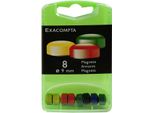 Magneti Ø 9 Mm Colori Assortiti 8 Pezzi
