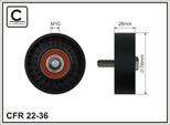 Caffaro 22-36 Puleggia Folle 76Mm Per Vw Golf Iv Hatchback (1J1) Passat Estate (3B6) Golf Iv Estate (1J5) New Beetle Convertible (1Y7)