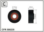 Caffaro 500235 Puleggia Tenditore Cinghia A V 65Mm Per MERCEDES-BENZ Classe C Berlina (W204) Classe C Estate (S204) Classe E Berlina (W212)