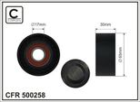 Caffaro 500258 Puleggia Tenditore Cinghia A V 65Mm Per MERCEDES-BENZ Classe C Estate (S205) Classe C Berlina (W205) Vito Tourer (W447)