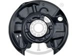Optimal Paraspruzzi Per Disco Freno Adatto A MERCEDES-BENZ Classe C Berlina (W203) Posteriore Destro BSP-4001R Piastra Di Ancoraggio