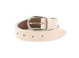 Vanzetti Pelle Cintura Slim Belt W110 Cream Avorio