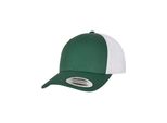 Flexfit Retro Trucker Snapback Cap - Evergreen / Weiß