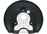 Optimal Piastra Paraspruzzi Per Vw Golf Iv Hatchback (1J1) Posteriore Destro BSP-1025R Piastra Di Ancoraggio