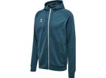 Hummel Hmlmove Grid Cotone Zip Hoodie - Deep Teal - S