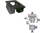 Romix Clip Trim / Modanatura Di Protezione C60383 Per Bmw 3 Touring (E91) 3 Berlina (E46)