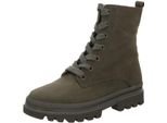 Gabor Shoes Stivale Biker - Pelle Nabuk Verde Taglia: 37 Normale