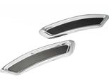 2X Scarico Terminale Fittizio Copertura Acciaio Inox Cromo Per Vw Passat B8 3G 2014-2019