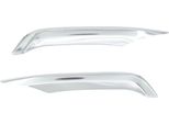 Fari Fendinebbia Con Cornice In Acciaio Inox Cromato Per Nissan Qashqai Ii 2018-