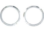 Fendinebbia Con Cornice In Acciaio Inox Cromato Per Fiat Fiorino 2007-2017