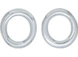 Fari Fendinebbia Con Cornice In Acciaio Inox Cromato Per Mercedes W447 Dal 2014-