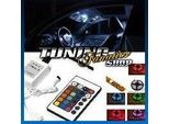 4Pcs Rgb Led Smd Illuminazione Interna Vano Piedi Illuminazione Scheda Elettronica Auto 12V